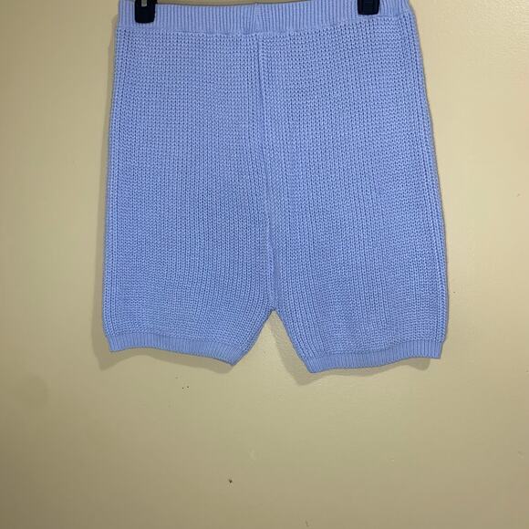 NWT Boohoo Women’s Comfy 2 Piece Set Sweater‎ and Shorts Plus Size 24 Blue - Picture 4 of 6